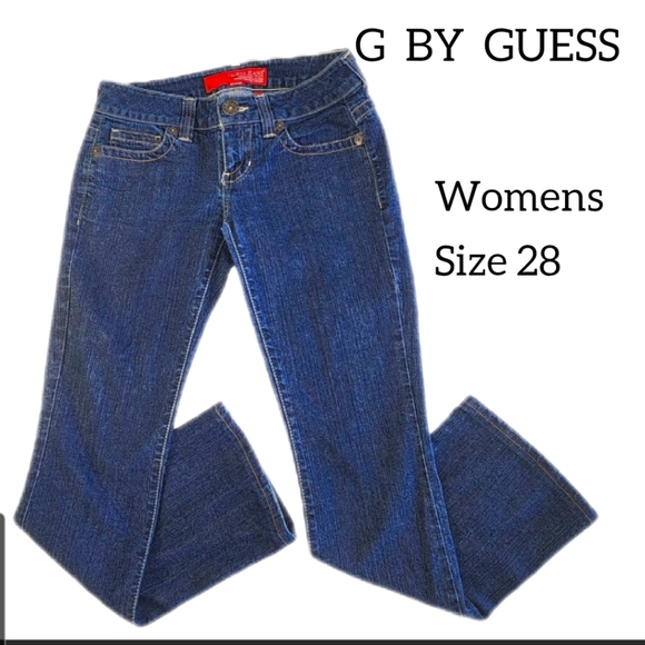 G BY GUESS DAREDEVIL BOOT WOMENS JEANS SIZE 28 - Picture 1 of 13